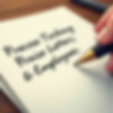 Personal Touch in Communication A close-up of a handwritten note with a motivational message