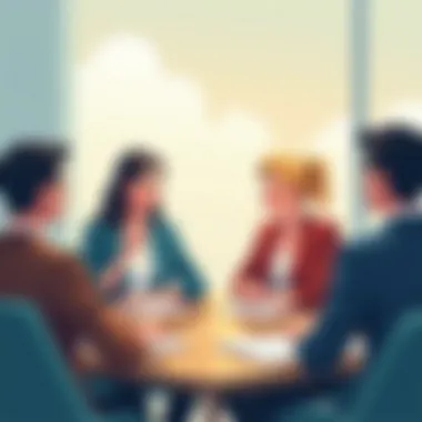 Engaging group discussions during a training session
