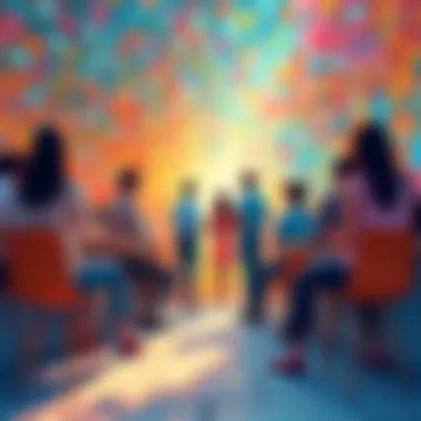 Mosaic of Diversity in an Inclusive Space A vibrant mosaic representing diverse perspectives coming together.