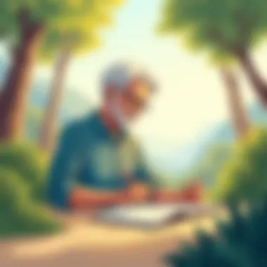 Discovering New Passions An individual engaging in a new hobby or activity